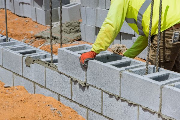 Concrete Blocks Installation in Eden Prairie